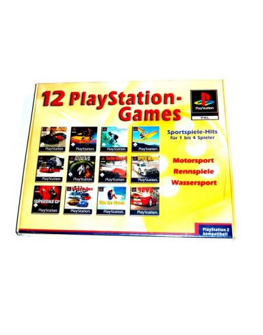 12 Playstation-Games jaunes