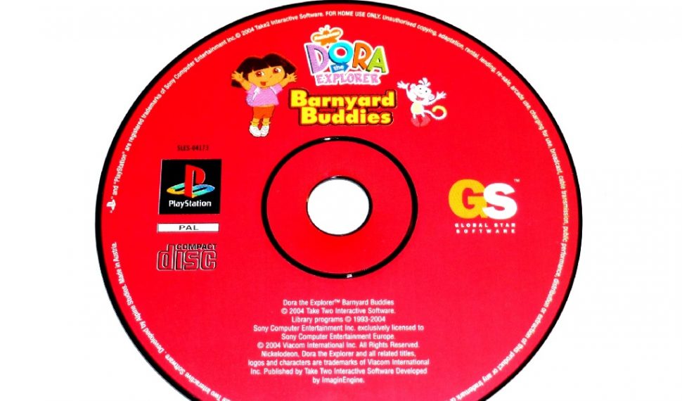 Dora The Explorer: Barnyard Buddies Playstation Game Disc 